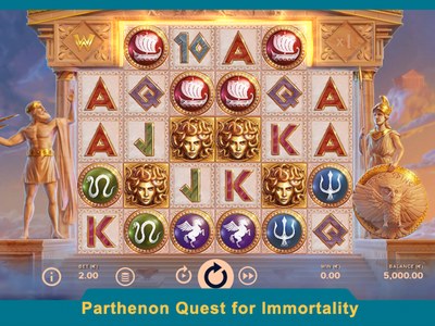 Слот Parthenon Quest For Immortality студии NetEnt